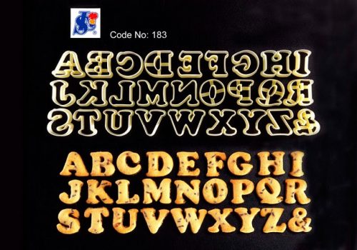 M183 Alphabet Cutter Set