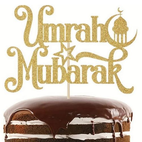 Umrah Mubarak Cake Topper